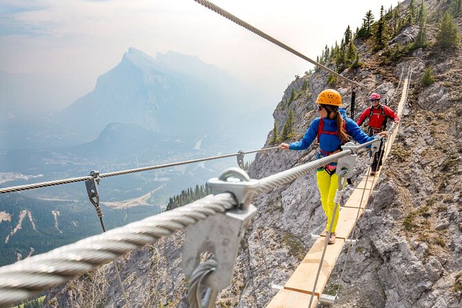 Small-Group Guided Via Ferrata Climbing with Banff's Best Views - The Mount Norquay chairlift sets the scene