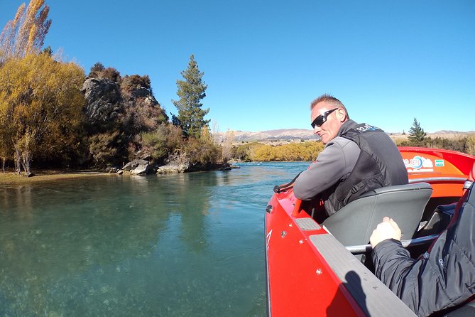 Small Group Jet Boat Adventure on the Clutha River from Wanaka - Pat, the river stories, and the local setting