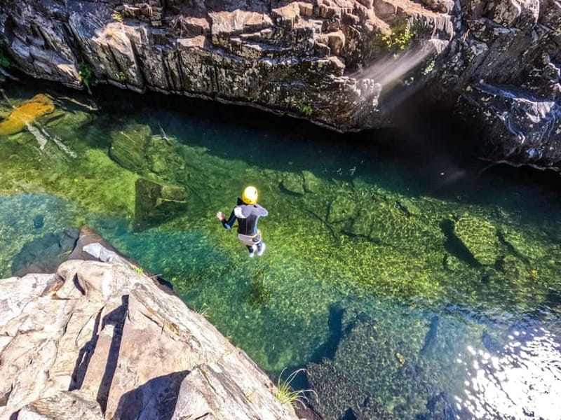 Soft Canyoning Ceira River, in Góis, Coimbra - Starting at Casa de Campo Vale do Ceira