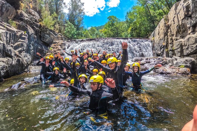 Soft Canyoning, river Ceira, Góis, Serra da Lousa, Coimbra - The waterfall and Monte Redondo section
