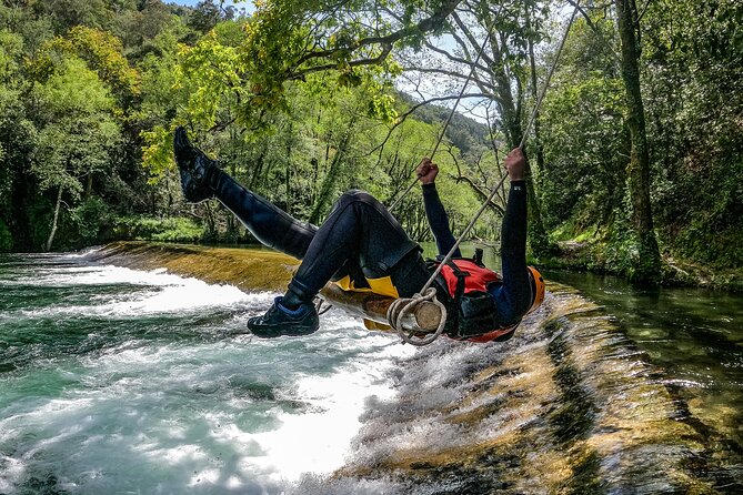 Soft Canyoning, river Ceira, Góis, Serra da Lousa, Coimbra - The river route, from walking water to rock jumps