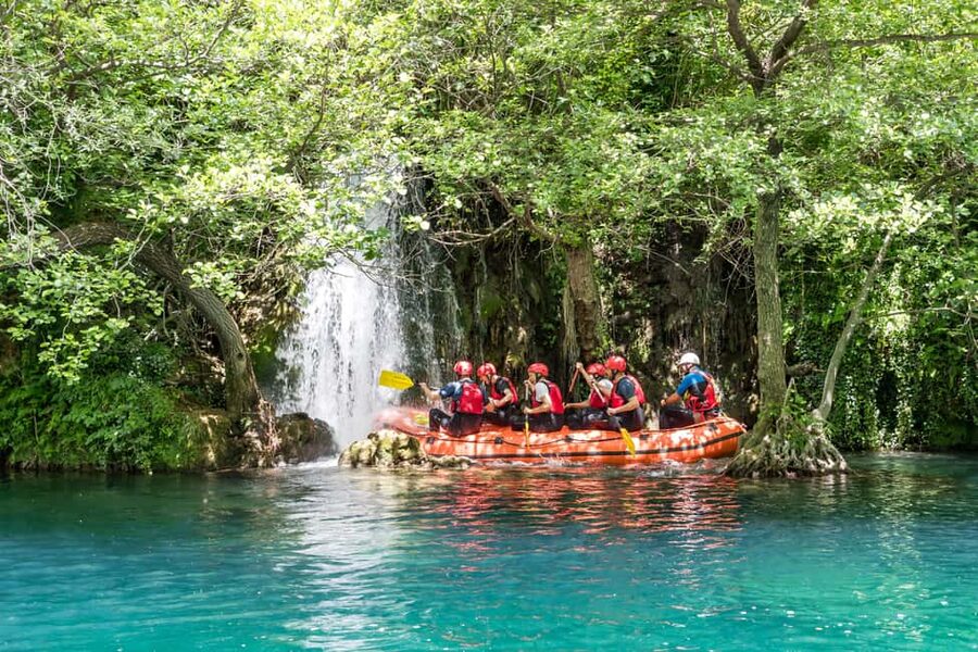 Split: Premium Rafting,Cave exploring,Cliff jumping & Picnic - Getting ready beside the Cetina River