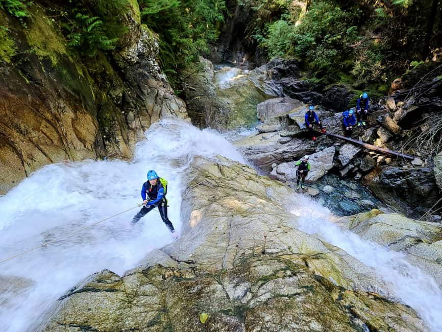 Squamish: Canyoning with Professional Canyon Guides - Britannia Creek gives you a real canyon day