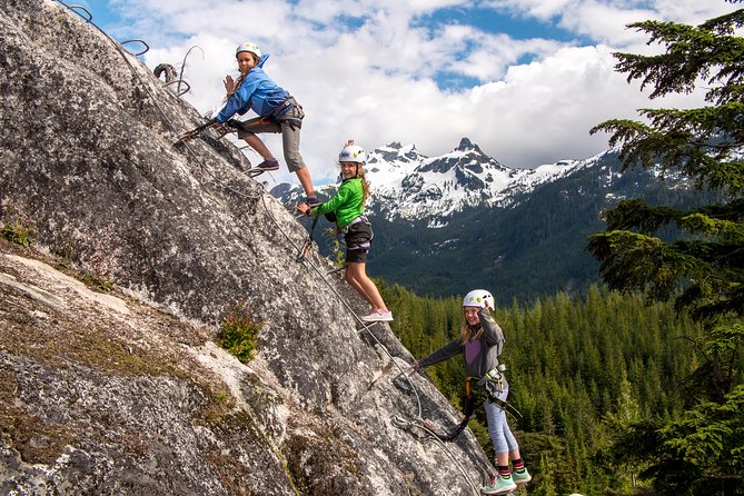 Squamish Via Ferrata Adventure - Howe Sound, Sky Pilot, and the exposed route