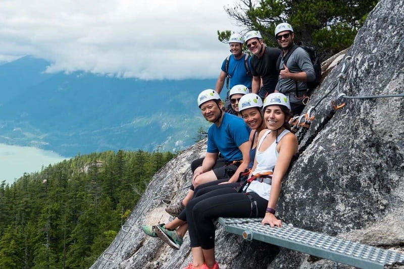 Squamish: Via Ferrata Climbing Adventure - The flight deck and the first view