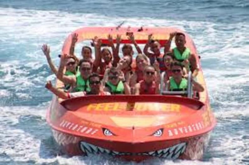 St. Julian's: Jet Boat Ride - Getting ready for a 20-minute burst of speed