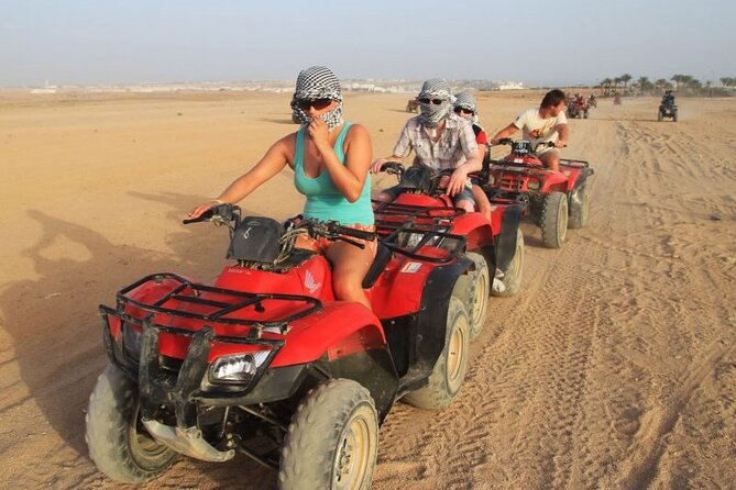 Sunrise Quad Bike Safari, Adrenaline tours in Luxor - Learning to handle the quad bike