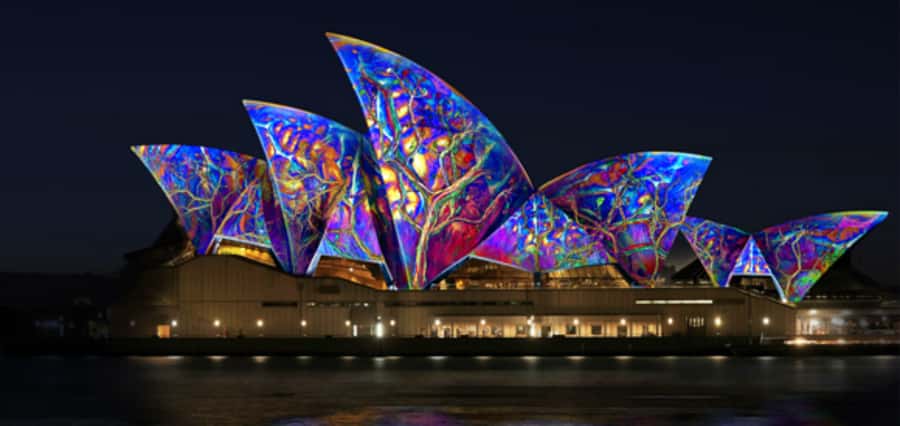 Sydney Harbour: 30 Minute Slow Jet Boat Vivid Cruise - Seeing Vivid Sydney from the middle of the harbour