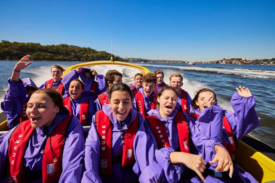 Sydney Harbour: 45-Minute Extreme Adrenaline Rush Ride - Music and skipper communication add to the mood