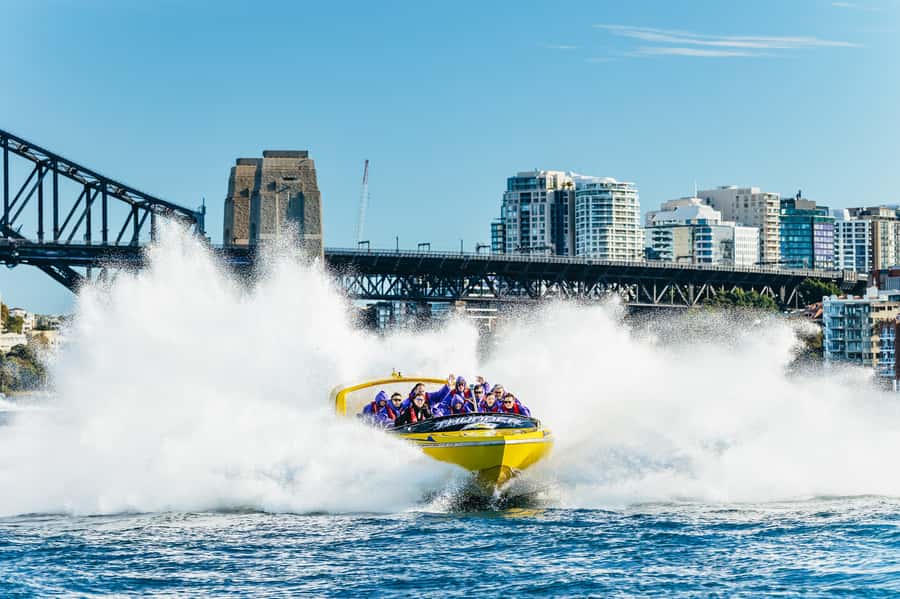 Sydney Harbour: Thunder Thrill Jet Boat Ride - The ride builds from sightseeing to full throttle