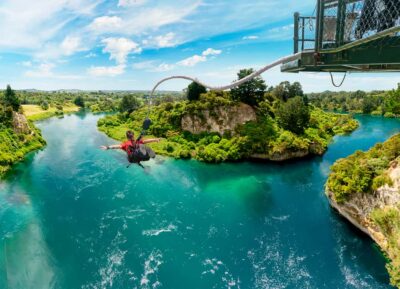 AJ Hackett Taupō Bungy – NZ’s Highest Water Touch!