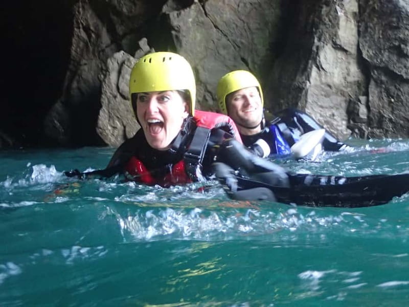 Tenby: Coasteering Adventure - Wetsuit, helmet, and the right shoes
