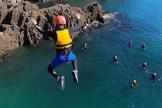 Tenby Coasteering Adventure with expert guides - Tenby from the waterline