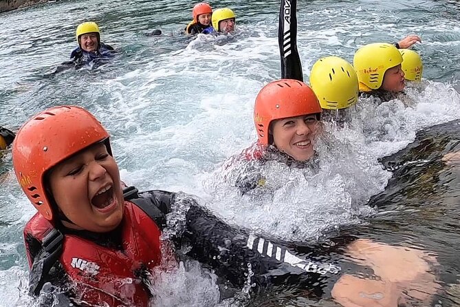 Tenby Coasteering Adventure with expert guides - The cave swim and the swirly bits