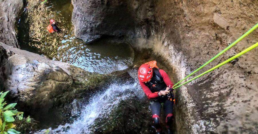 Tenerife: Guided Canyoning Experience - Jumps, water, and the 15-meter slide