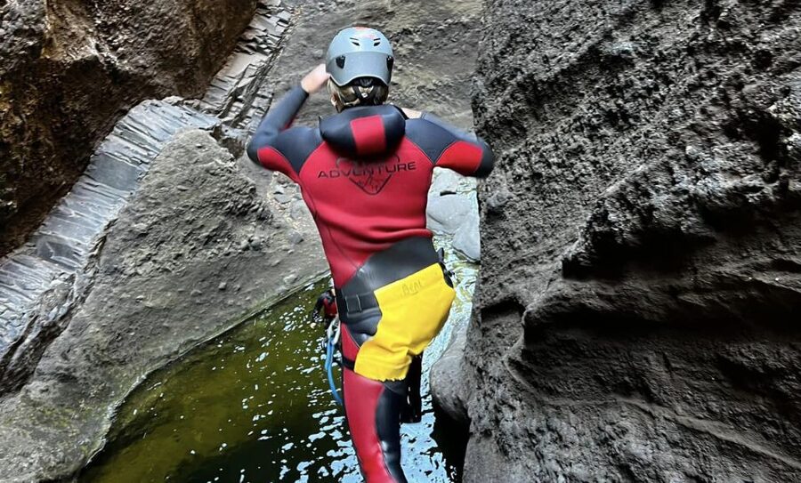 Tenerife: Los Carrizales Water Canyoning Tour - Meeting Peter beside the Vulcan Walkers Berlingo