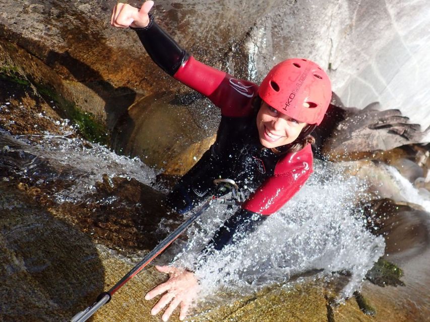 Tessin: Fantastic Canyoning Tour Boggera - Following the Stream Through Smooth Rock