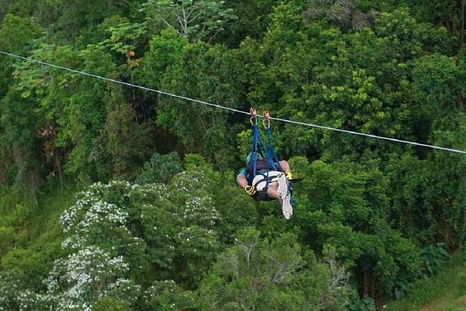 The Beast Zipline at Toroverde Adventure Park in Puerto Rico - Flying face down across Puerto Rico’s rainforest