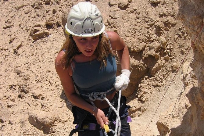 The Ramon Crater and rappelling package tour - an exciting combo tour. - Why combine a jeep ride with rappelling?