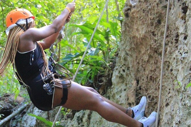 Thrills in Tulum's Jungle: Rappel, Ziplines, ATVs, Cenote & more - The price looks low until you add the ecotax