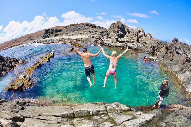 ThrillSeekers: Aruba UTV Tour & Cliff Jump at Natural Pool - Alto Vista Chapel and a short cultural stop