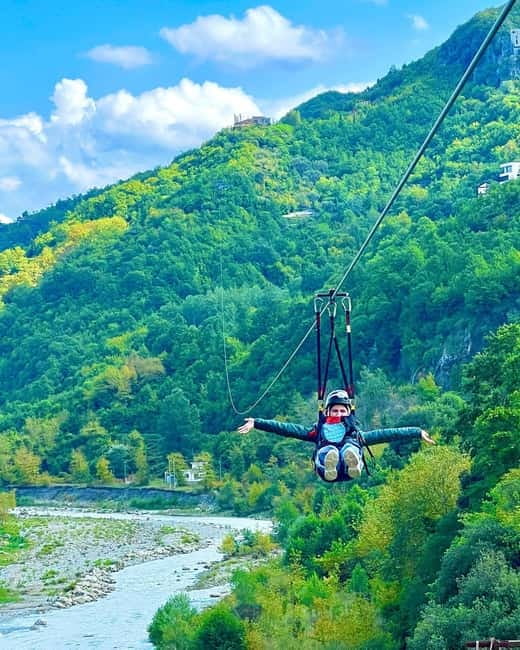Tirana: The Balkans' Longest Zipline Petrela Adrenaline Tour - The ride from Tirana to Petrela