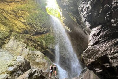 Trekking/rappelling waterfalls in Dominican Republic