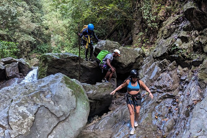 Trekking/rappelling waterfalls in Dominican Republic - Lunch Comes After the Hard Work