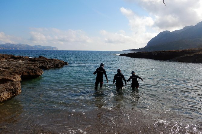 Try adventure, try coasteering - North coast - The guides: Miguel Angel, Miguel, and Ruan