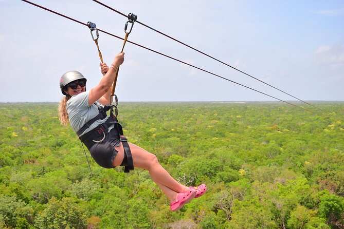 Tulum Adrenaline Tour ATV Ziplines and Cenote Swim Day - Pickup from Cancun to Tulum