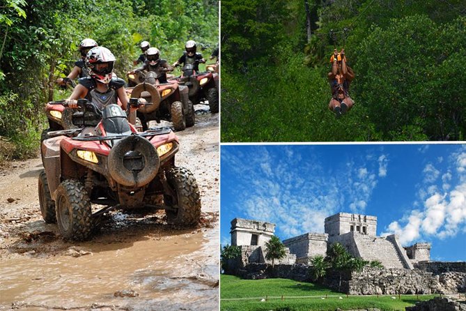 Tulum Adventure (archeological zone-Atv-ziplines-cenote-lunch-drinks-rappel) - Lunch, drinks, photos, and the extra-cost details