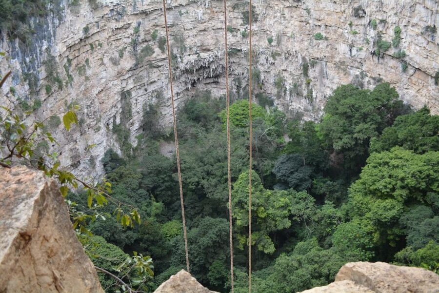 Tuxtla Gutiérrez: Sinkhole of Parrots Full-Day Rappel - Lunch and the regional side of the day