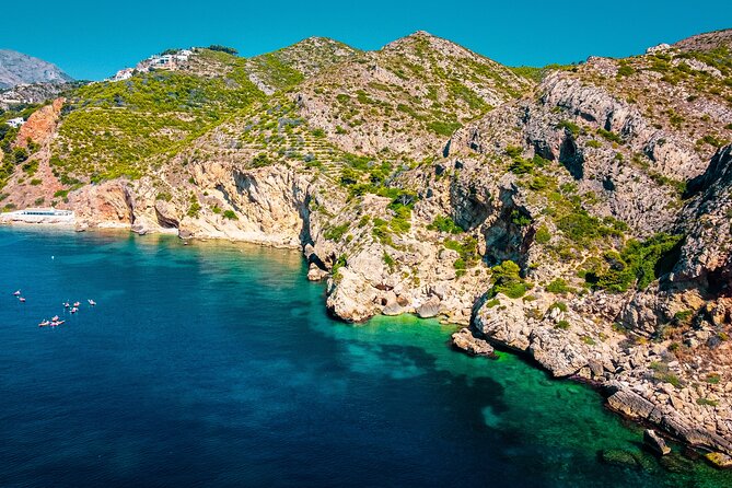 Uncharted Marine Reserve Cave, Snorkel & Cliff Jumping Kayak Tour - Cala Tango and the cliff-jumping stop