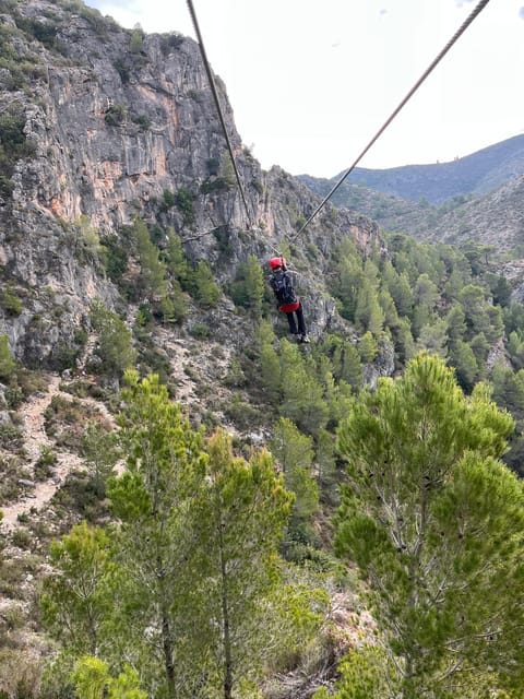 Valencia: Guided Via Ferrata Experience - Three hours of climbing, bridges, and a zipline