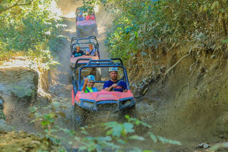 Vallarta: Xtreme Adventure, Indoor Skydive, Rappel, UTV - The pendulum swing and water slide