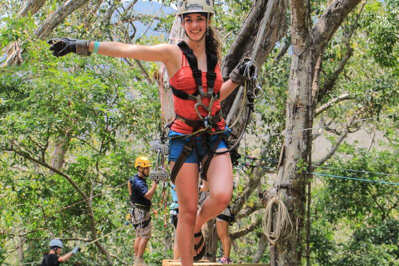 Vallarta: Xtreme Adventure, Indoor Skydive, Rappel, UTV - Hiking and climbing between the rides