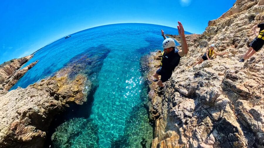 Vanilla- Wild Coasteering - What wild coasteering in Sardinia actually involves