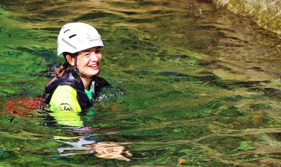 Verzasca Valley: 4-Hour Canyoning in Corippo - Your first slide, then a choice of routes