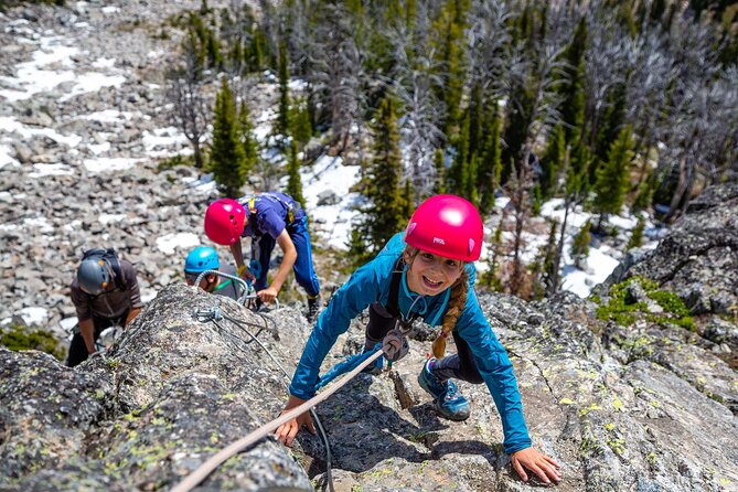 Via Ferrata Adventure at Jackson Hole Mountain Resort - The safety briefing and gear fitting