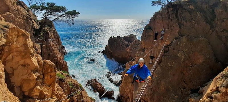 Via Ferrata Adventure in Costa Brava + Transport - Safety Preparation at Cala del Molí