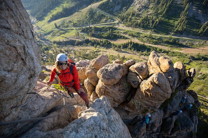 Via Ferrata Adventure in North Lake Tahoe - Learning the Cable and Harness System