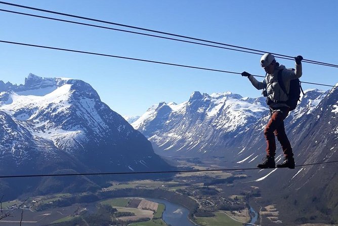 Via Ferrata Åndalsnes West Wall - Finishing at Nesaksla and Rampestreken
