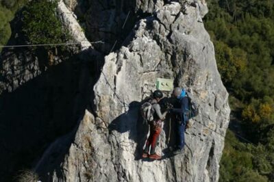 Via Ferrata Arrábida Natural Park, Setúbal, Sesimbra, near Lisbon