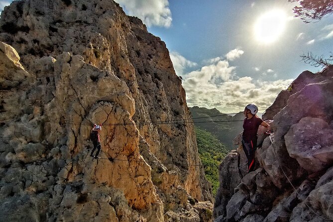 Via Ferrata Caminito del Rey - The first climb: iron rungs and steady progress