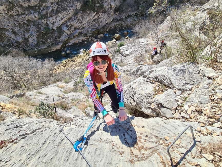 Via ferrata Čikola Canyon - Starting at the climbing zone