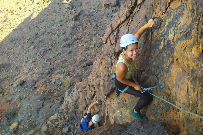 Via Ferrata in Gran Canaria. Vertical adventure park. Small groups - Starting at Bahia Feliz at 9:30 a.m.