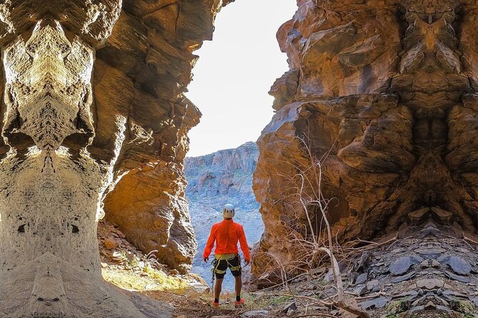 Via Ferrata in Gran Canaria. Vertical adventure park. Small groups - The climbing route brings the real challenge