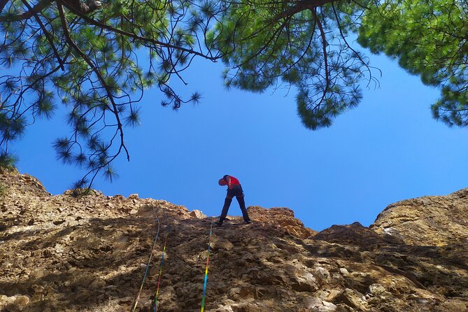 Via Ferrata in Gran Canaria. Vertical adventure park. Small groups - Rope bridge, swing, and volcanic tunnel