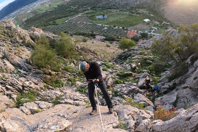 Via Ferrata John Hogbin with Photos - Zip lines and the 8-meter abseil