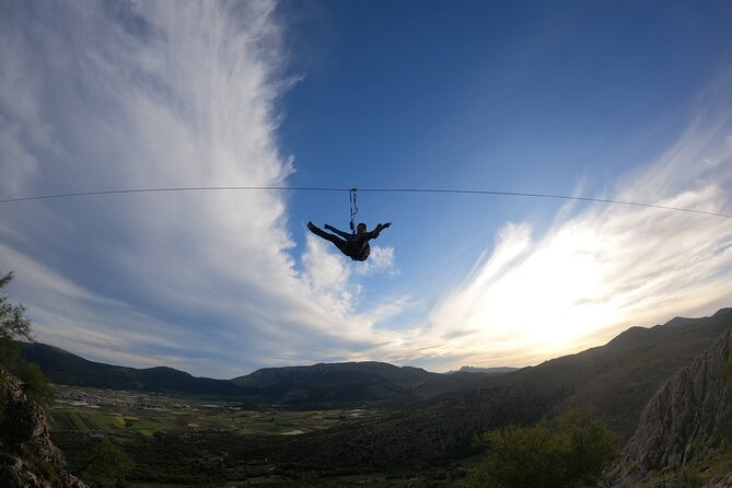 Via Ferrata John Hogbin with Photos - The 10-meter hanging staircase